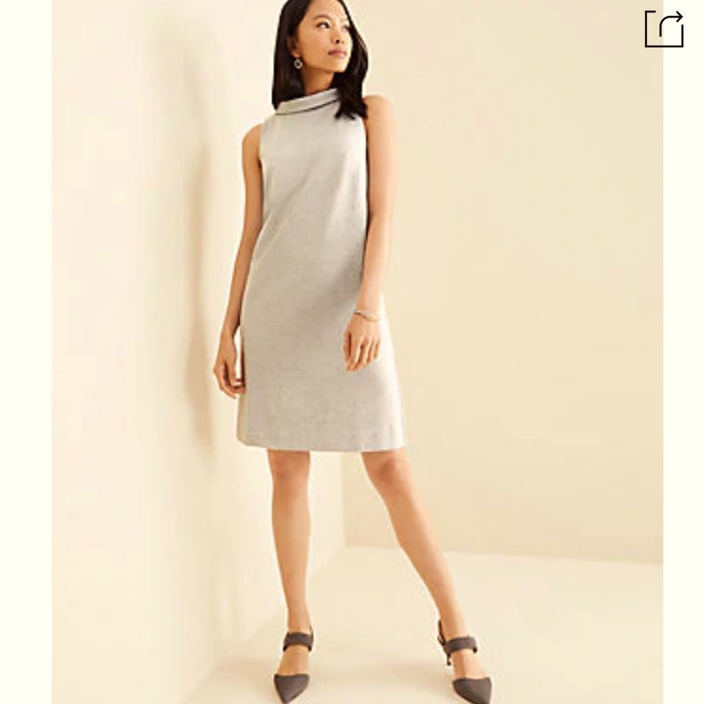 Ann Taylor Mock Neck Dress